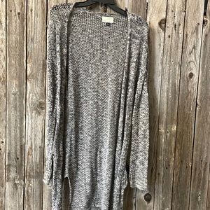 Long, gray, loose knit cardigan from Universal Thread Co